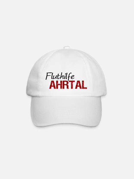 Fluthilfe Ahrtal Flut Helfer Hochwasser Eimerkette - Baseballkappe - Weiß/Weiß