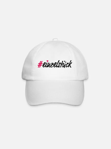 Einzelstück - Baseballkappe - Weiß/Weiß