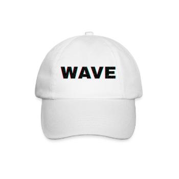 wave - Baseballkappe - Weiß/Weiß - Vorne