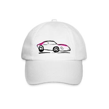 Auto Car - Baseballkappe - Weiß/Weiß - Vorne