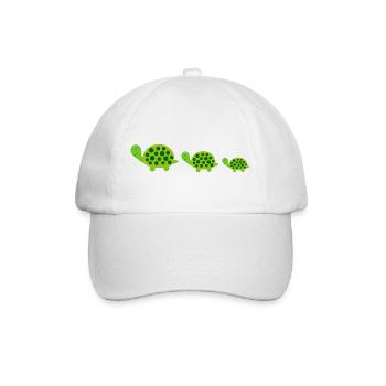 Schildkröten Schildkröten - Baseballkappe - Weiß/Weiß - Vorne
