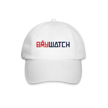 Baywatch Logo - Baseballkappe - Weiß/Weiß - Vorne