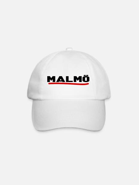 Malmö - Baseballkappe - Weiß/Weiß