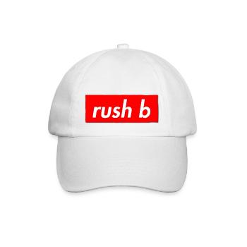 rush b - Baseballkappe - Weiß/Weiß - Vorne
