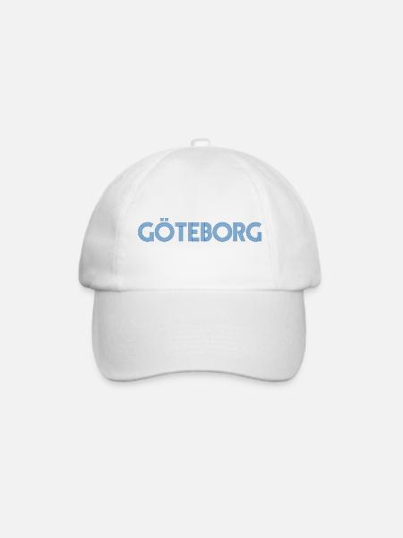 Göteborg - Baseballkappe - Weiß/Weiß
