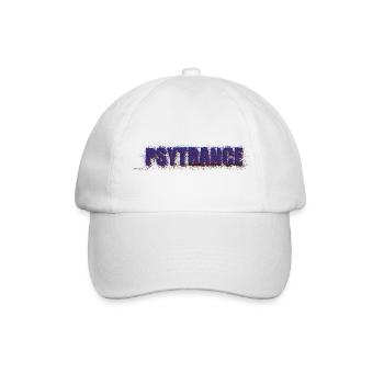 PSYTRANCE - Baseballkappe - Weiß/Weiß - Vorne
