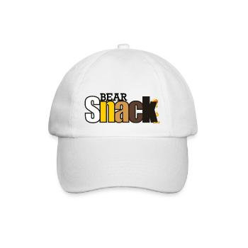 Bear Snack - Baseballkappe - Weiß/Weiß - Vorne