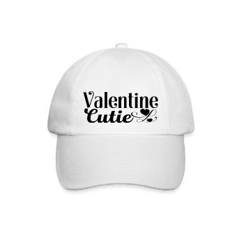 Valentine Cutie - Baseballkappe - Weiß/Weiß - Vorne