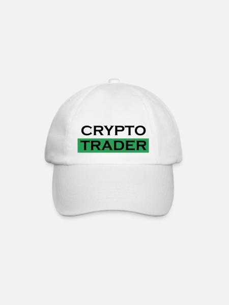 Crypto Bitcoin Trading - Baseballkappe - Weiß/Weiß