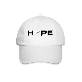 Bitcoin Trading Crypto Aktien - Baseballkappe - Weiß/Weiß - Vorne