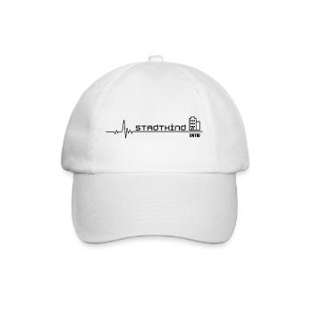 Stadtkind Ostw - Baseballkappe - Weiß/Weiß - Vorne