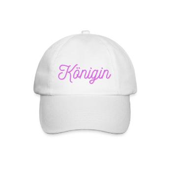 Königin - Baseballkappe - Weiß/Weiß - Vorne