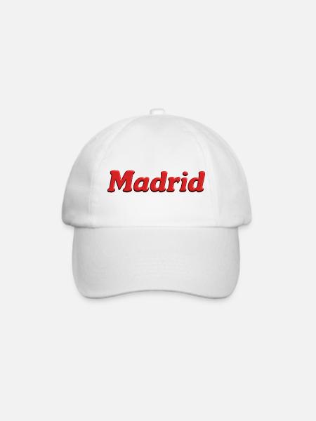 Madrid - Baseballkappe - Weiß/Weiß