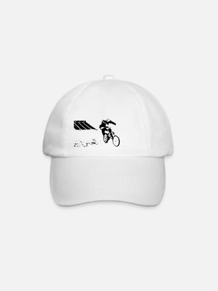 BMX - Baseballkappe - Weiß/Weiß