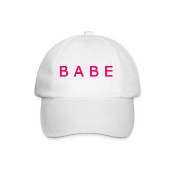 Babe - Baseballkappe - Weiß/Weiß - Vorne