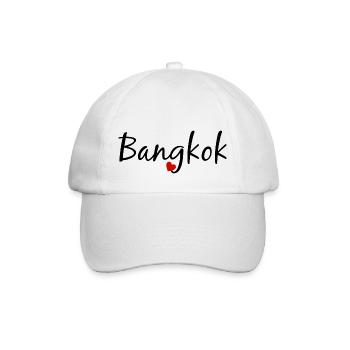 Bangkok - Baseballkappe - Weiß/Weiß - Vorne
