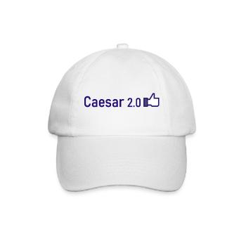 Caesar 2 0 - Baseballkappe - Weiß/Weiß - Vorne