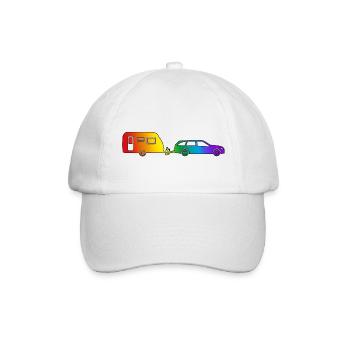 Gespann pride rand - Baseballkappe - Weiß/Weiß - Vorne