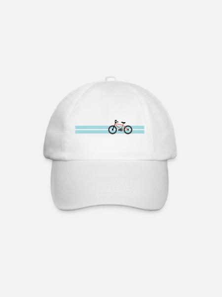 Fahrrad - Baseballkappe - Weiß/Weiß