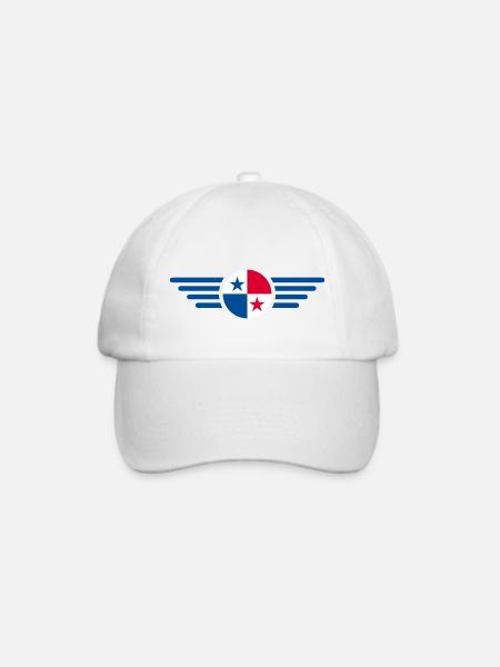 Ich liebe Panama - Baseballkappe - Weiß/Weiß