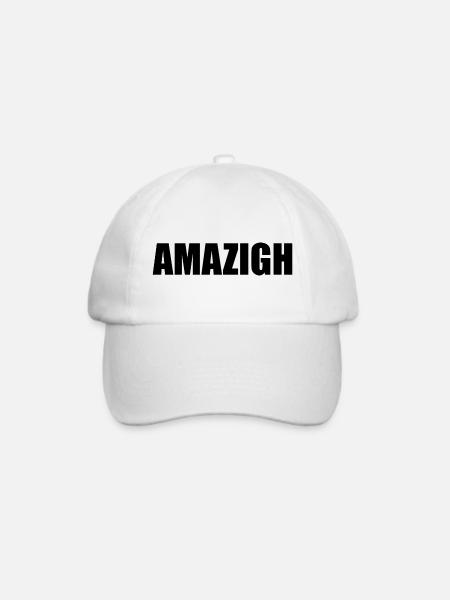 Amazigh - Baseballkappe - Weiß/Weiß