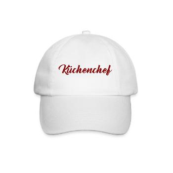 Küchenchef - Baseballkappe - Weiß/Weiß - Vorne