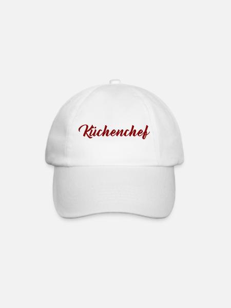 Küchenchef - Baseballkappe - Weiß/Weiß