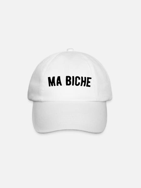 Ma biche Louis de funes - Baseballkappe - Weiß/Weiß