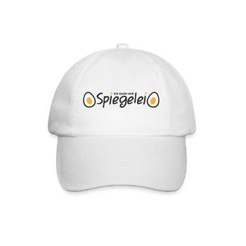 Spiegelei - Baseballkappe - Weiß/Weiß - Vorne