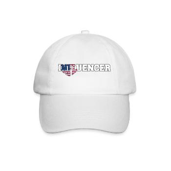 INFLUENCER - Baseballkappe - Weiß/Weiß - Vorne