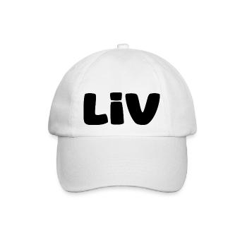 Name - Liv - Baseballkappe - Weiß/Weiß - Vorne