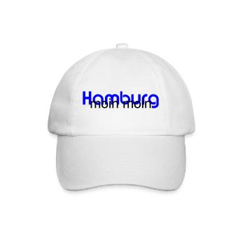 Hamburg - MoinMoin - Blue - Baseballkappe - Weiß/Weiß - Vorne