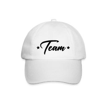 team - Baseballkappe - Weiß/Weiß - Vorne