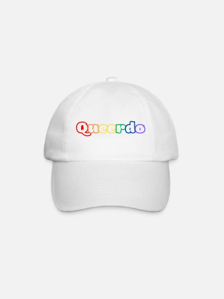 Queerdo - Baseballkappe - Weiß/Weiß