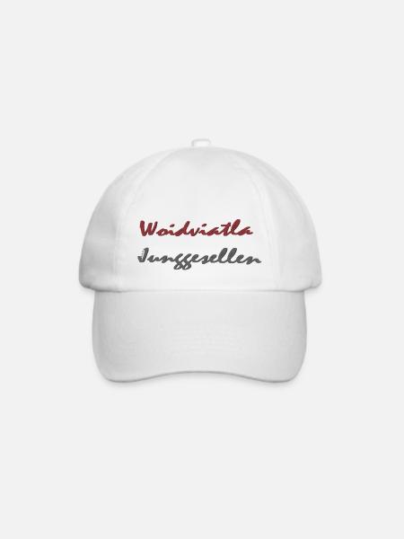 Waldviertler Junggesellen - Baseballkappe - Weiß/Weiß