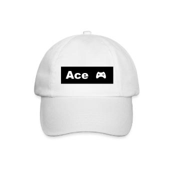 Ace: Das Signet des Überlegenen - Baseballkappe - Weiß/Weiß - Vorne
