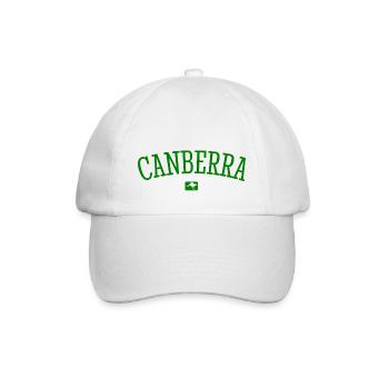 Canberra Australia Down Under Känguru Koala - Baseballkappe - Weiß/Weiß - Vorne