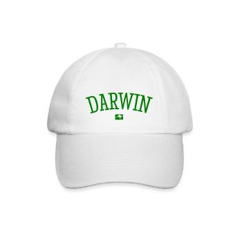 Darwin Australia Down Under Kangaroo Koala Outback - Baseballkappe - Weiß/Weiß - Vorne