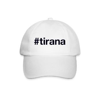 TIRANA Hashtag - Baseballkappe - Weiß/Weiß - Vorne