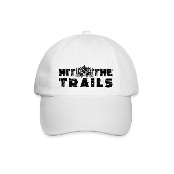 Trail Running Sport - Baseballkappe - Weiß/Weiß - Vorne