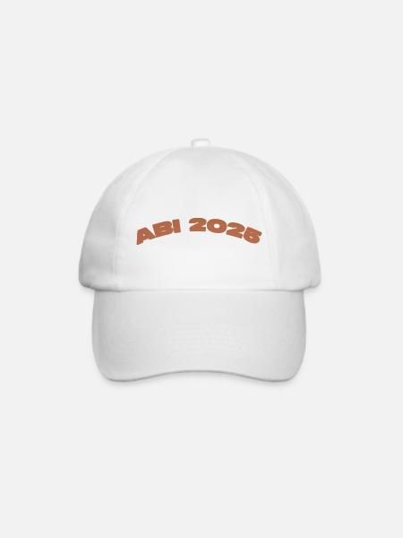 ABI 2025 – Wir lassen’s krachen! 🎉 - Baseballkappe - Weiß/Weiß