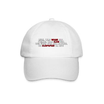 WC - Baseballkappe - Weiß/Weiß - Vorne