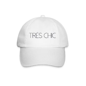 TRES CHIC Stylish - Baseballkappe - Weiß/Weiß - Vorne