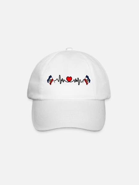 Herzfrequenz-Cardio für Utah - Baseballkappe - Weiß/Weiß
