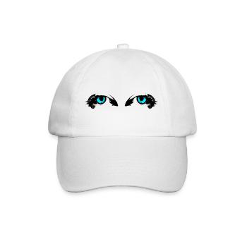 Eyes - Baseballkappe - Weiß/Weiß - Vorne