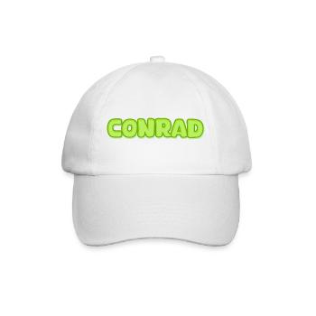 Conrad als Conrad - Baseballkappe - Weiß/Weiß - Vorne