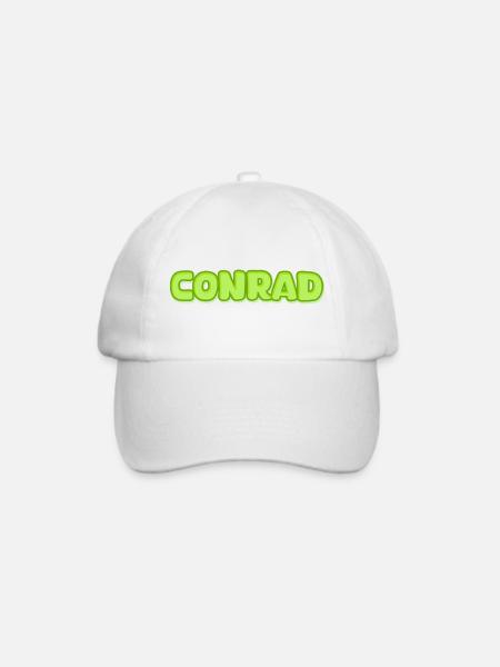 Conrad als Conrad - Baseballkappe - Weiß/Weiß
