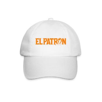 El Patrón - Baseballkappe - Weiß/Weiß - Vorne