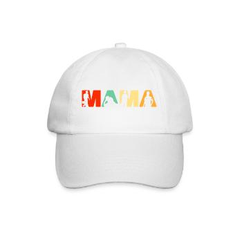 Sanitäterin Mama Retro EMT EMS Ersthelfer - Baseballkappe - Weiß/Weiß - Vorne