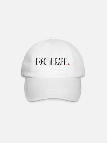 Ergotherapie. Punkt. - Baseballkappe - Weiß/Weiß